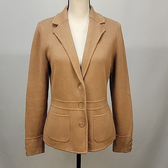 Talbots Women's Knit Blazer Size Small - Picture 2 of 6